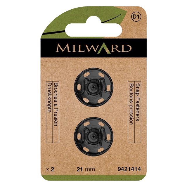 Milward tryklåse 21 mm sort