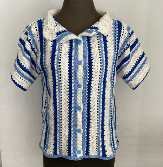 Hæklet skjorte opskrift