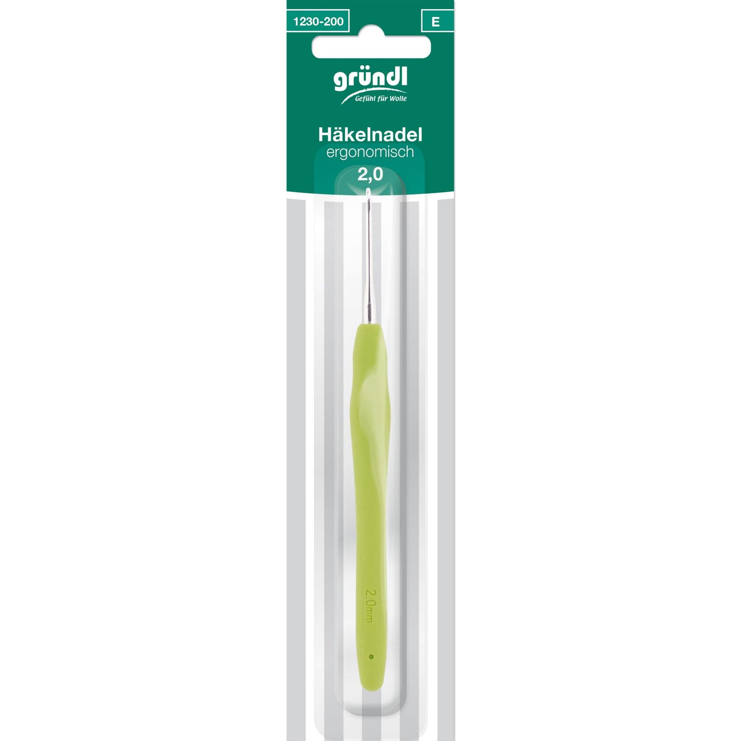 Gründl ergonimisk hæklenål