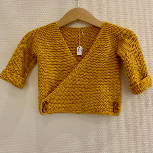 Borch Baby Cardigan slå-om udgave Opskrift