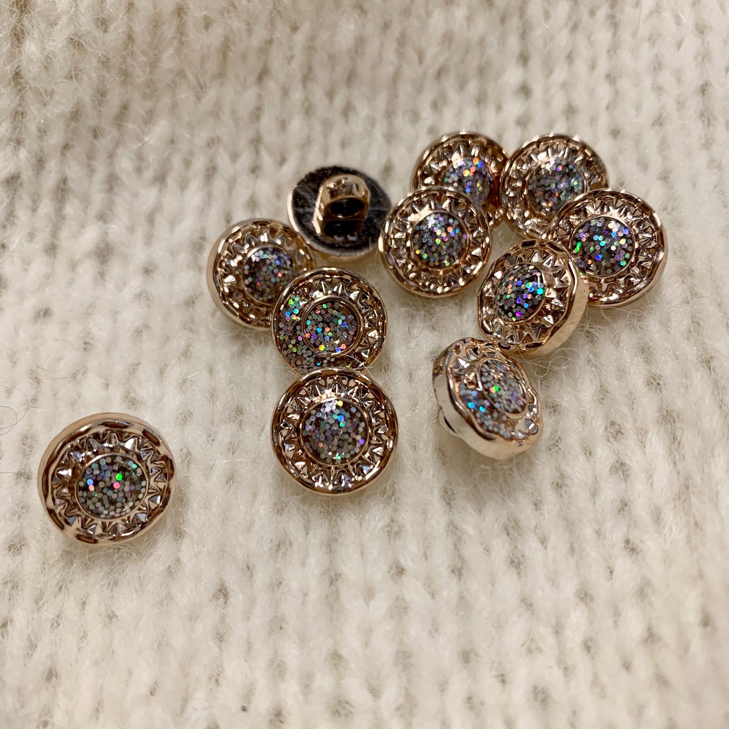 Glimmer knap 13 mm