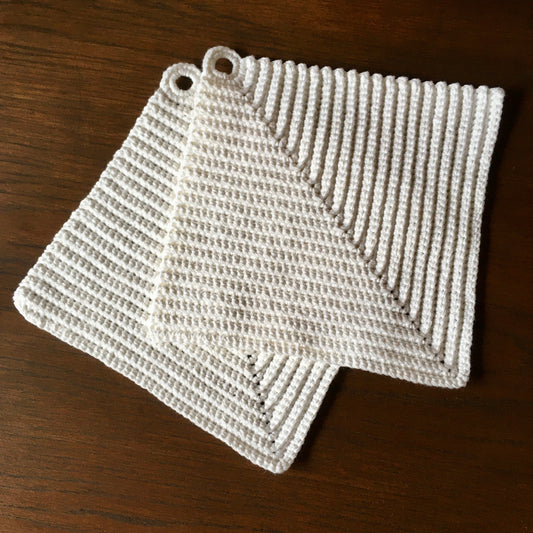 Hæklet Grydelapper opskrift