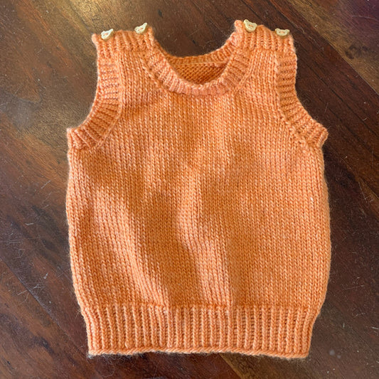 Andrea Slipover Opskrift - Baby Udgave