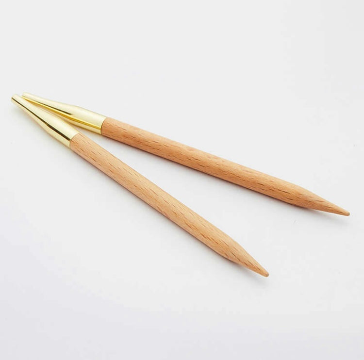 KnitPro Basix Beech udskiftbar pinde