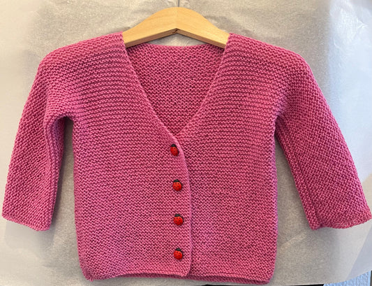 Borch baby cardigan lige model str. 6/9 mdr.