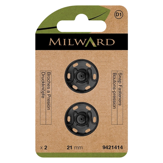 Milward tryklåse 21 mm sort