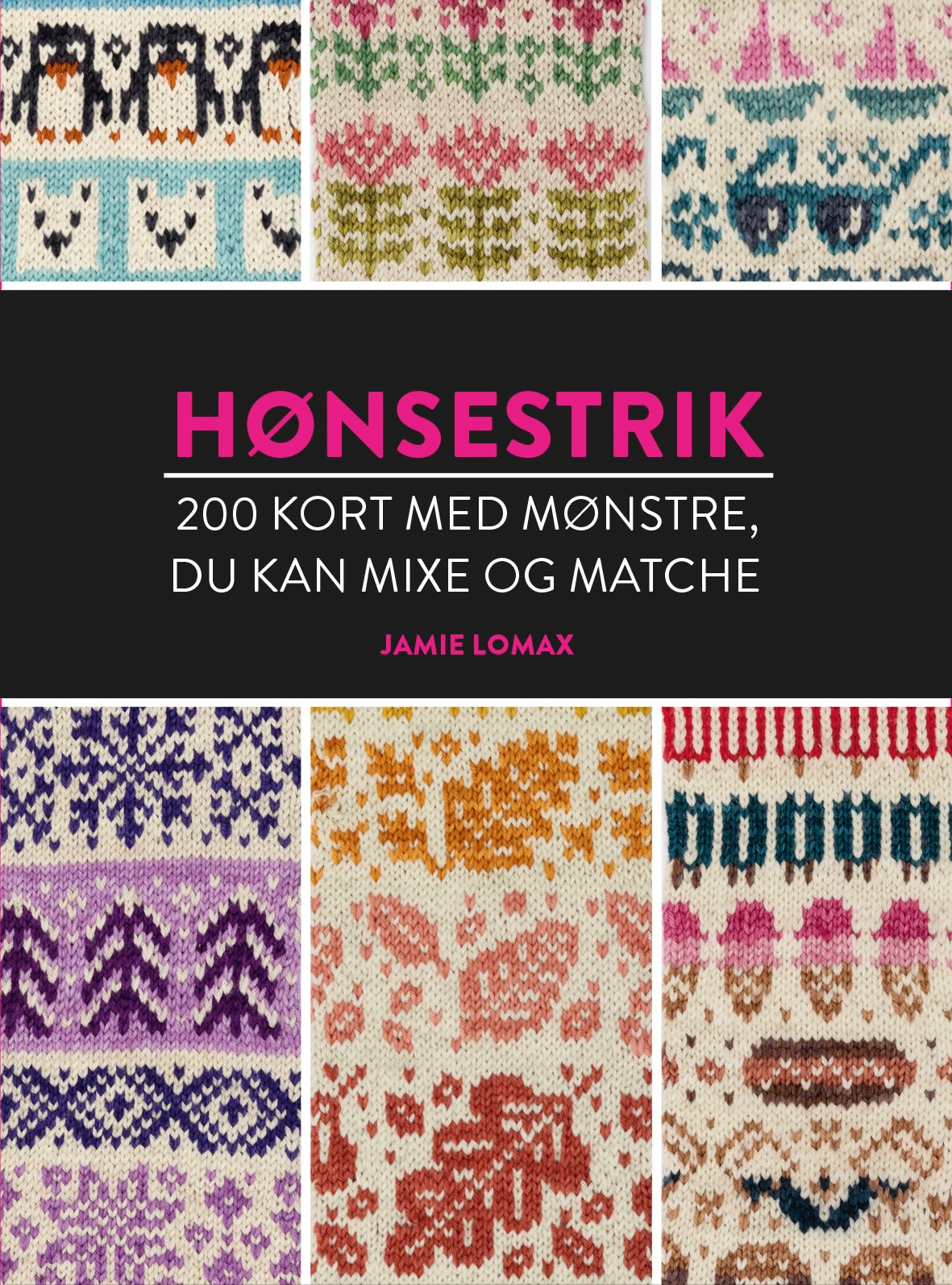 Hønsestrik - 200 kort med mønstre, du kan mixe og matche