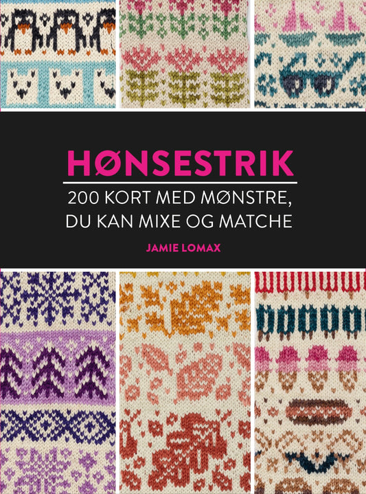 Hønsestrik - 200 kort med mønstre, du kan mixe og matche