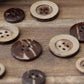 Go Handmade Kokos knapper 21mm